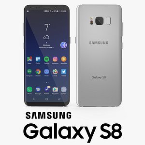 3D model samsung galaxy s8 arctic