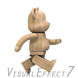 Walking Woodie Bearbrick