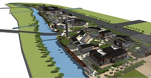 designed architectural visualizations 3D model