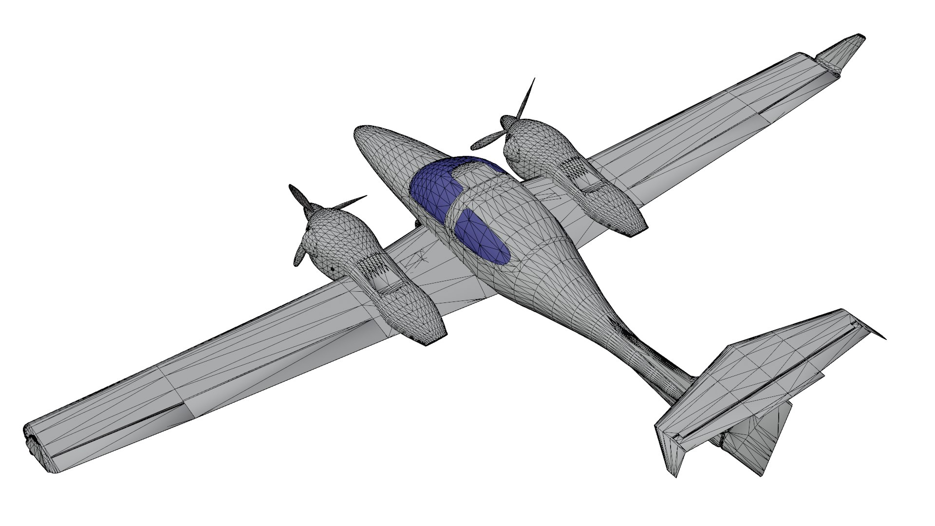 Diamond Da42 Model - TurboSquid 2240209