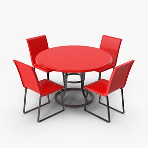 Ring Table With Chairs model