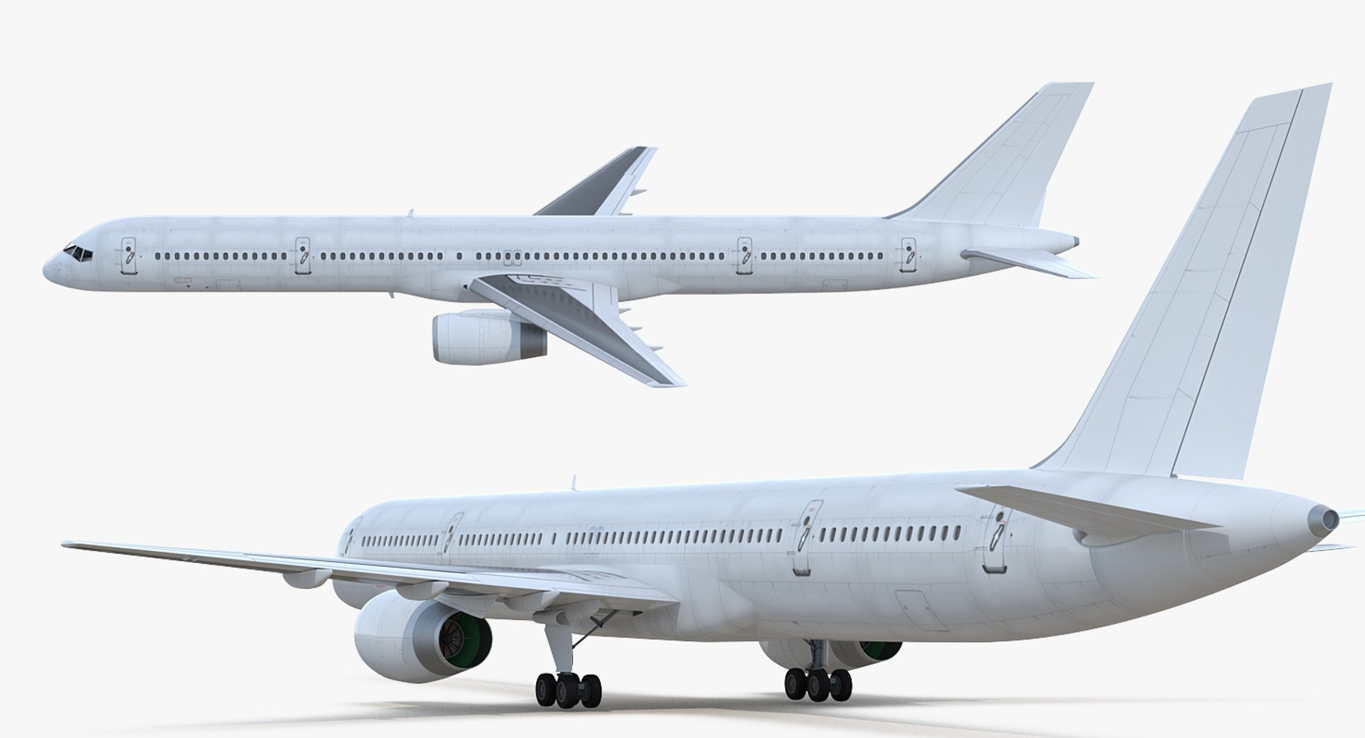 3D model boeing 757-300 generic - TurboSquid 1233441