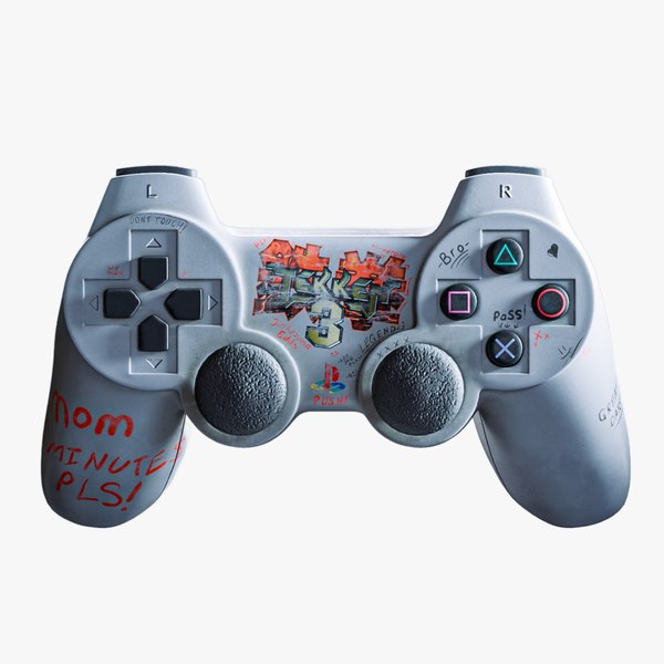 3D Playstation Controller Gamepad