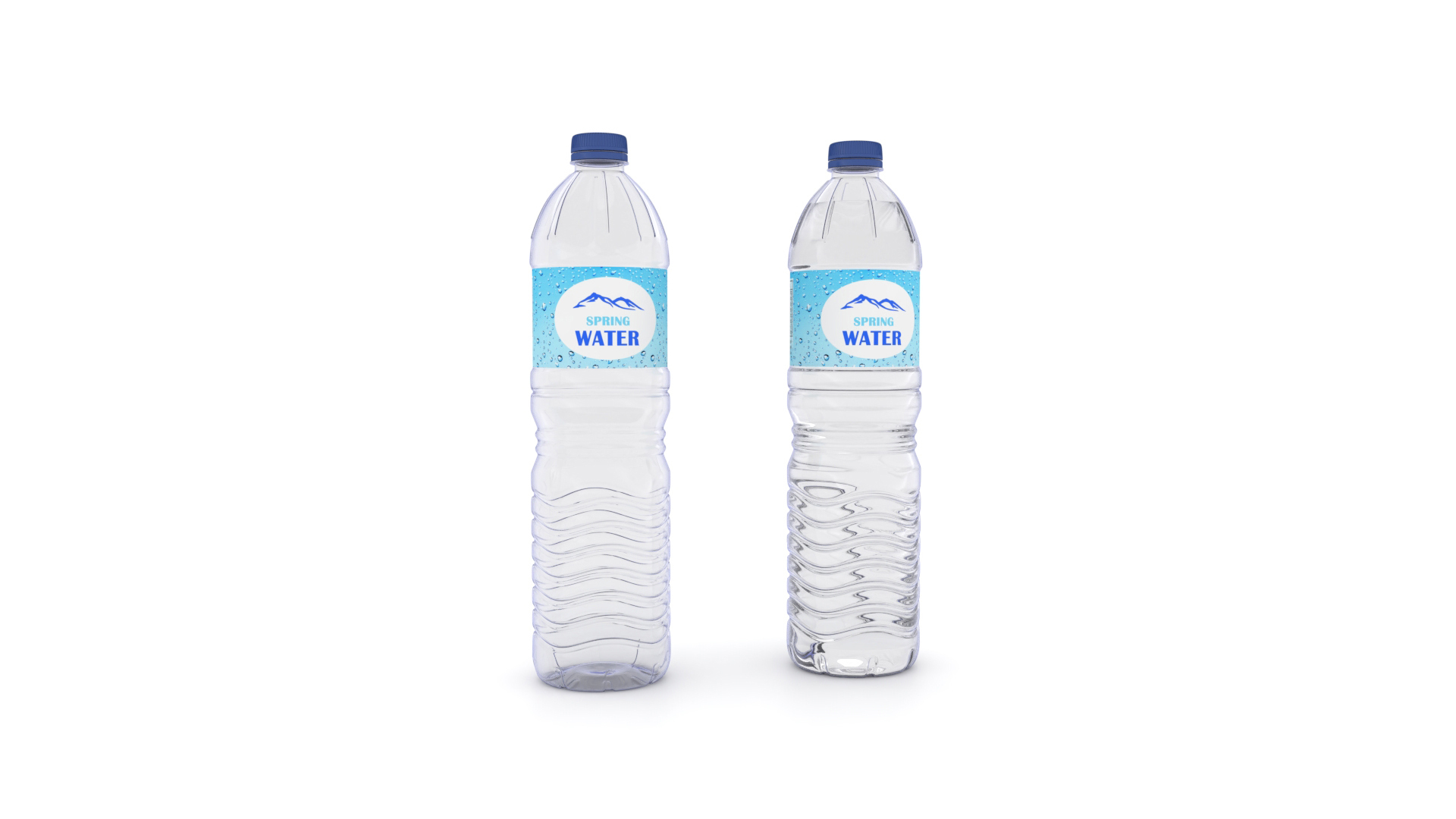 3d Model Plastic Water Bottle Big - Turbosquid 1745899