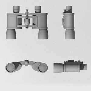 3d glass binocular