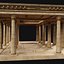 TEMPLE DE L'ATRIUM ANCIEN ÉGYPTIEN COLLECTION BAINS D'ÉGYPTE AAA
