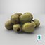 3D Pitted Olives