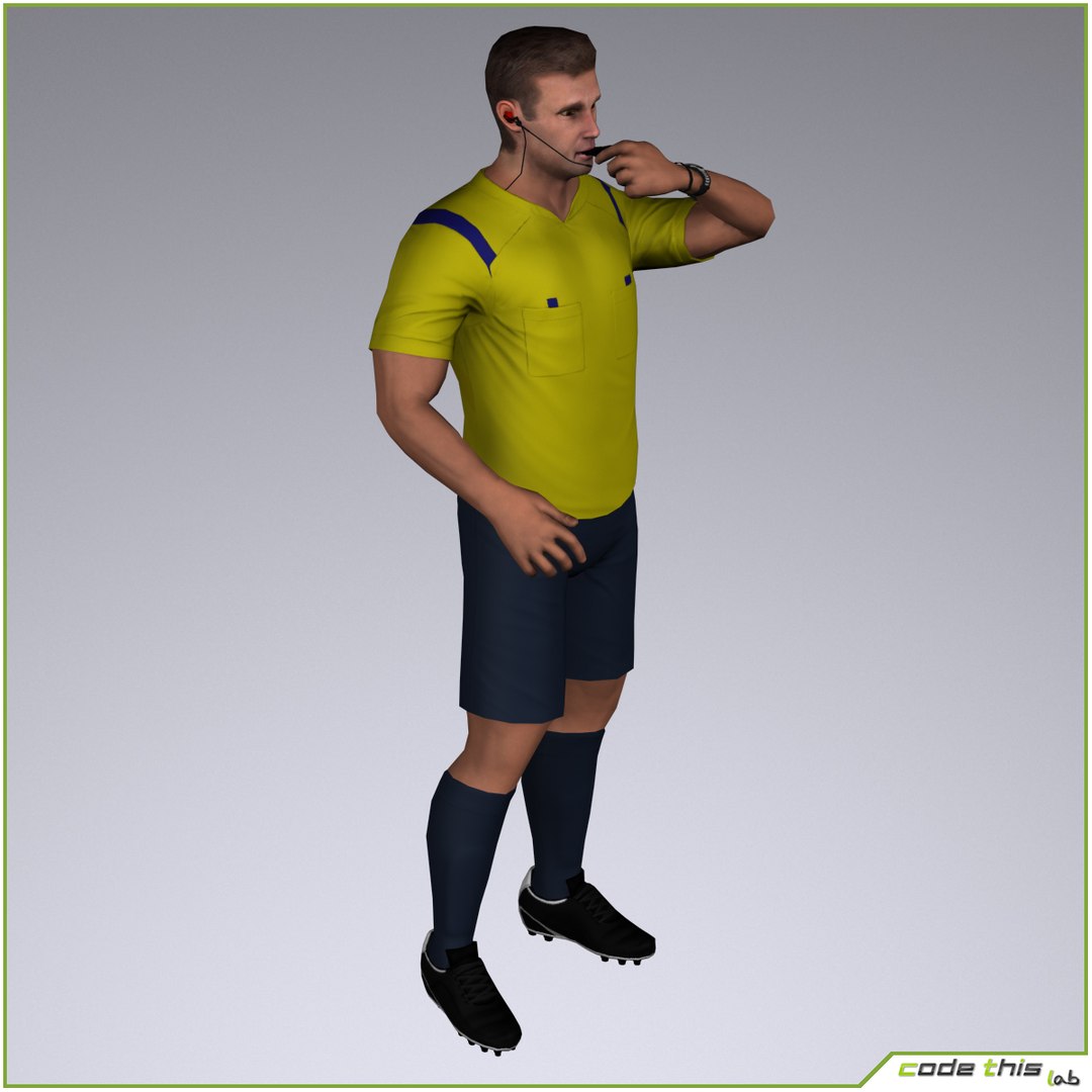 Ref Referee 3d Model