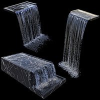 Waterfall fountains cascade Water Features