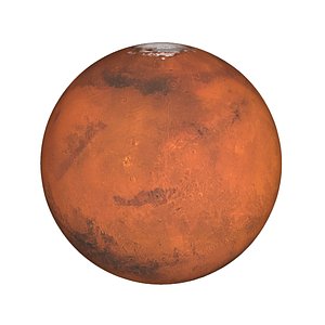 planet mars 3D model