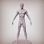3D Man anatomy constructor transhumanist