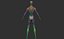 3D Man anatomy constructor transhumanist