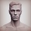 3D Man anatomy constructor transhumanist
