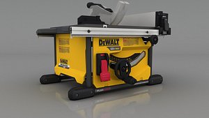 DEWALT Table Saw DCS7485T1 Low-poly 3D model