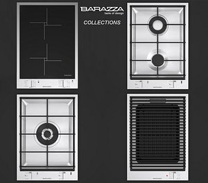 3d obj barazza induction grids barbecue