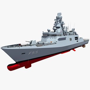TCG ISTANBUL Turkish ISTIF Class Frigate model