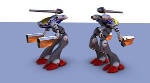 mecha rhino v7 3D model