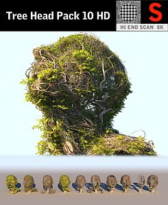 tree head pack 10 3D model