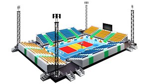 3D Volleyball Court