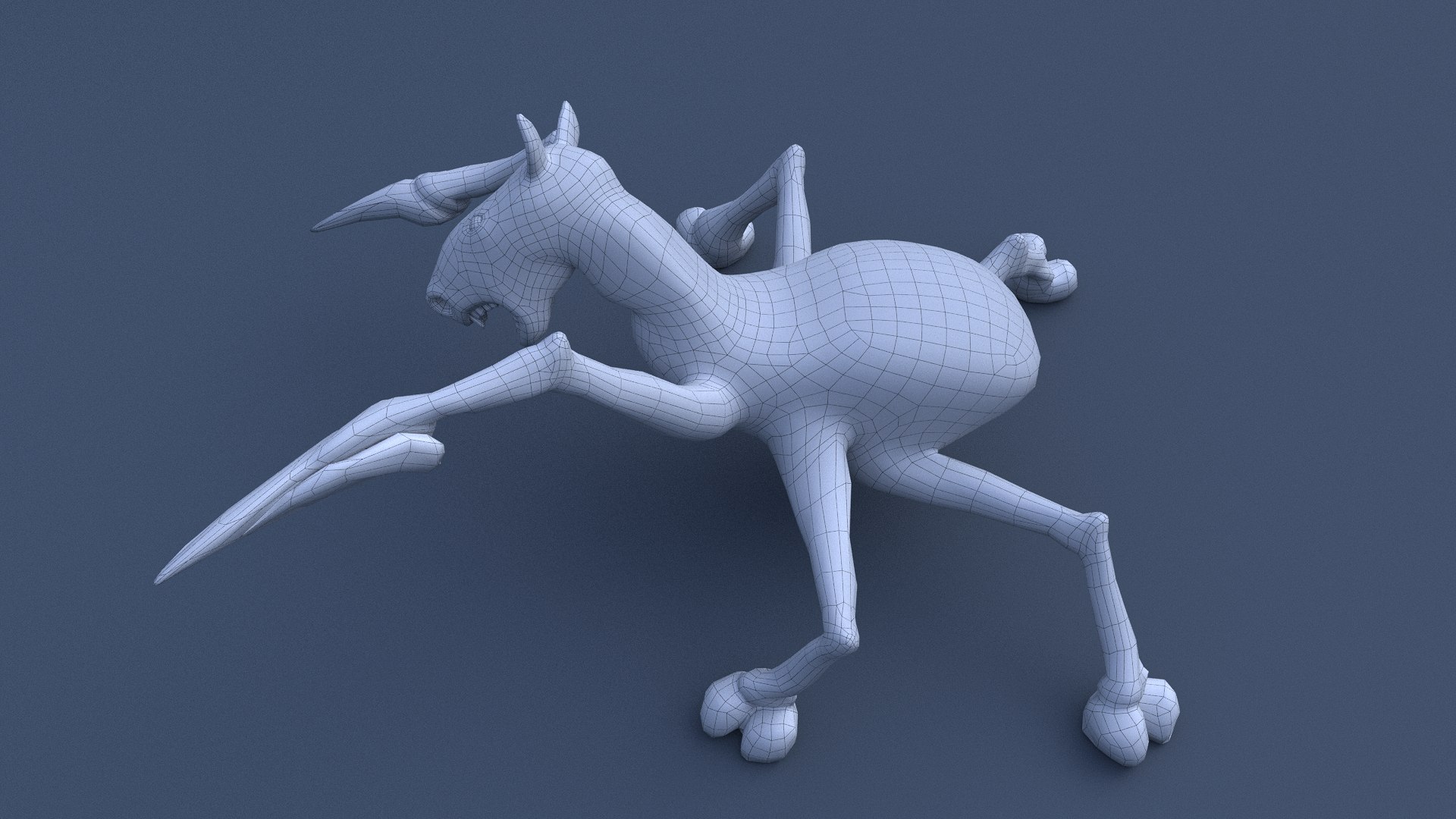 3D Horse spider https://p.turbosquid.com/ts-thumb/oA/vcS56V/0n/wire_environmentskylightenvironment0003/png/1659977484/1920x1080/fit_q87/c7b67701dcf841c54381c48d1d944eec45d782ec/wire_environmentskylightenvironment0003.jpg