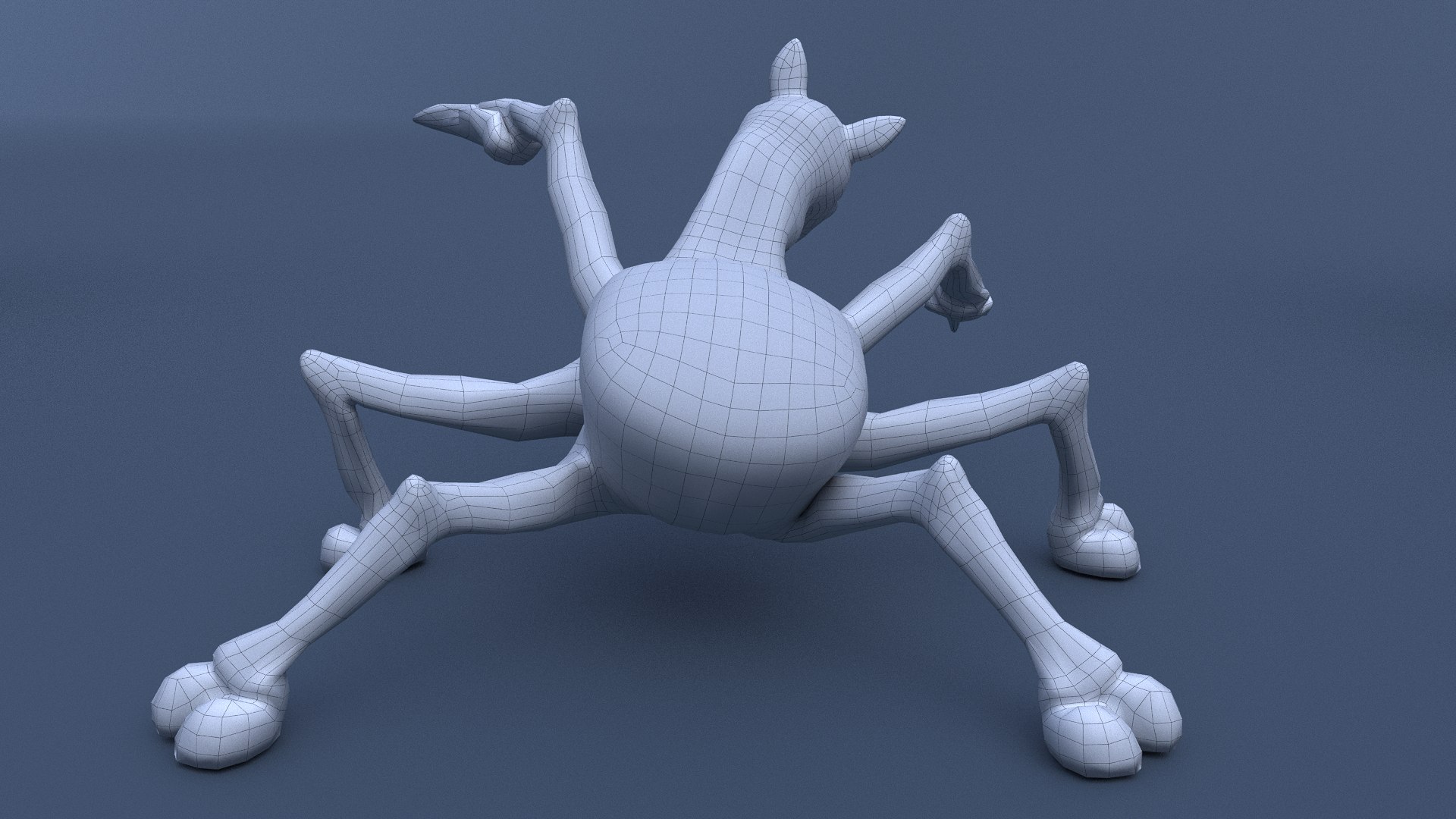 3D Horse spider https://p.turbosquid.com/ts-thumb/oA/vcS56V/ME/wire_environmentskylightenvironment0004/png/1659977485/1920x1080/fit_q87/481c18374972c90bc29c14c87a517074d6d68d40/wire_environmentskylightenvironment0004.jpg