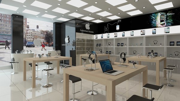 Apple Store Interior 01 3D - TurboSquid 1723692