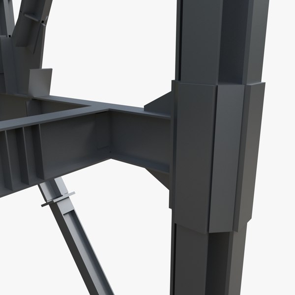 3D modular steel construction components model TurboSquid 1155114