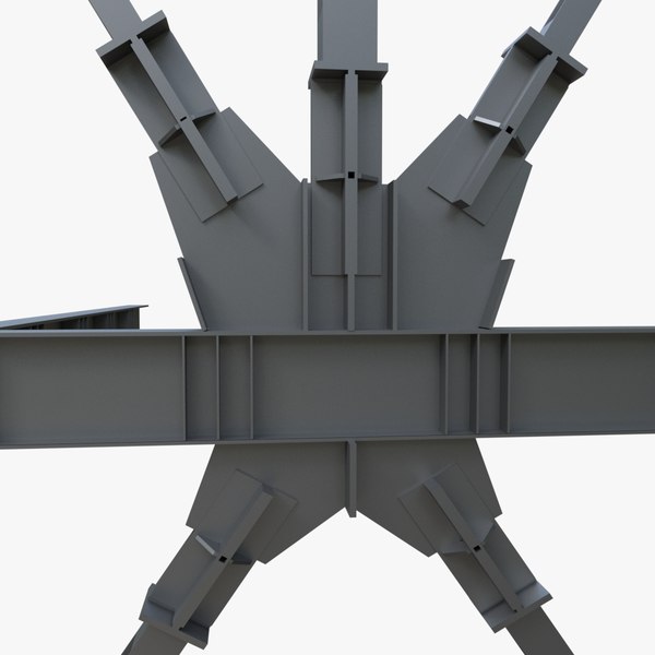 3D modular steel construction components model TurboSquid 1155114