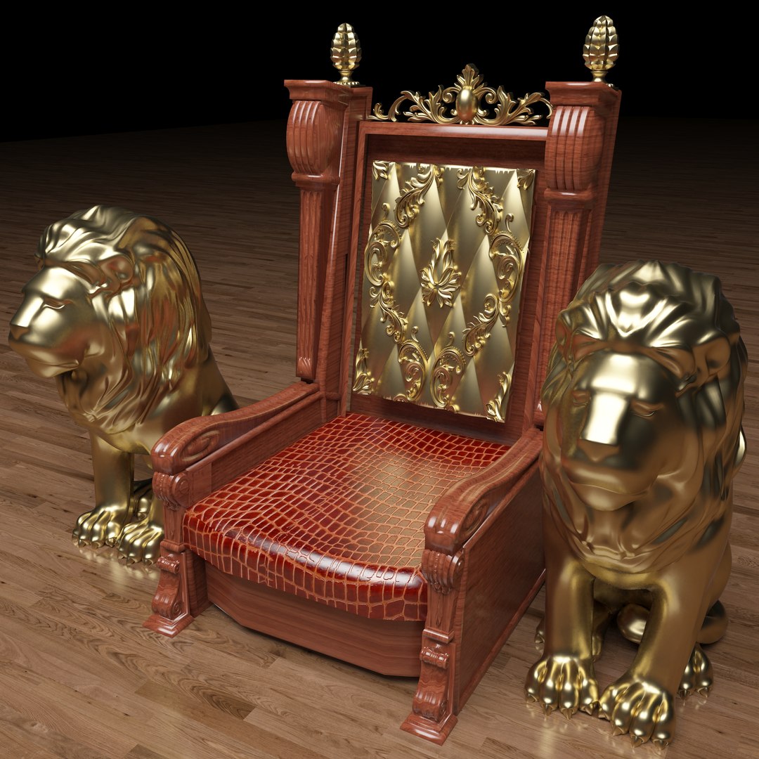 3D king throne 3 TurboSquid 1465759
