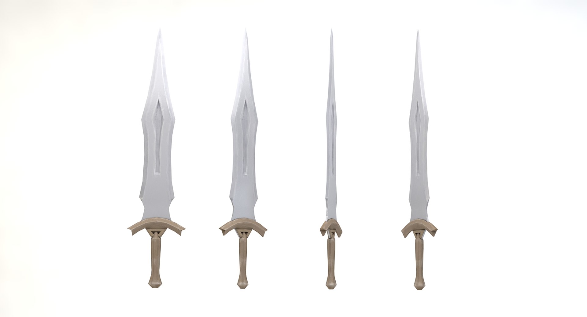 3d Model Sword 3