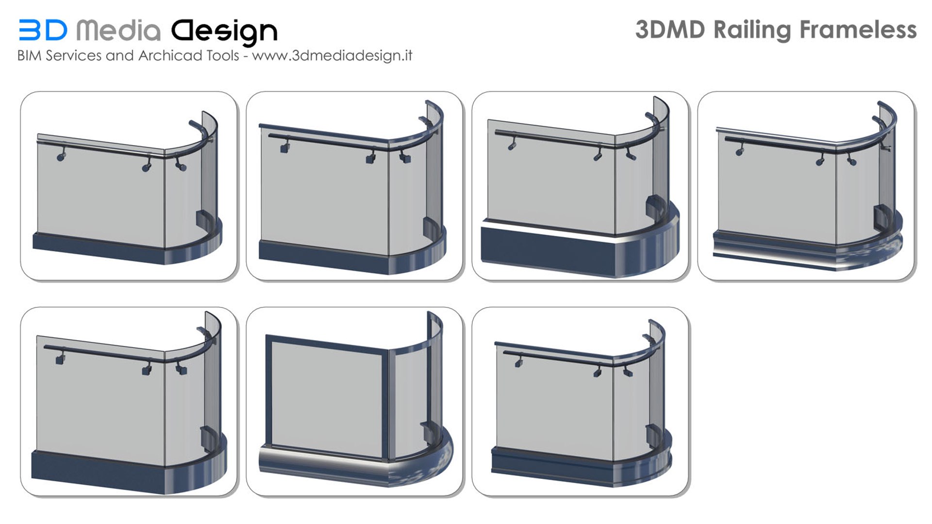 3D Model Archicad Railing - TurboSquid 1163287