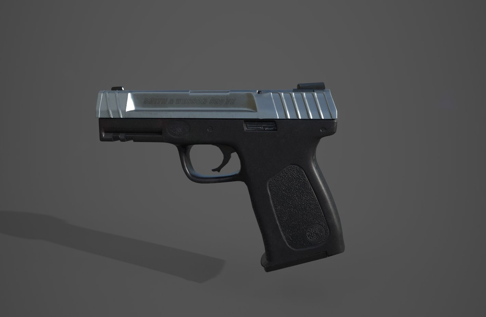 9mm Pistol 3D Model - TurboSquid 1530637