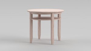 3D Round Table Chair