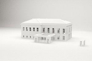 3D German Neoclassicial Villa