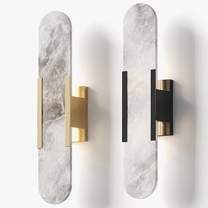Marble Wall Light Alabaster Lamp Sconce - Etsy