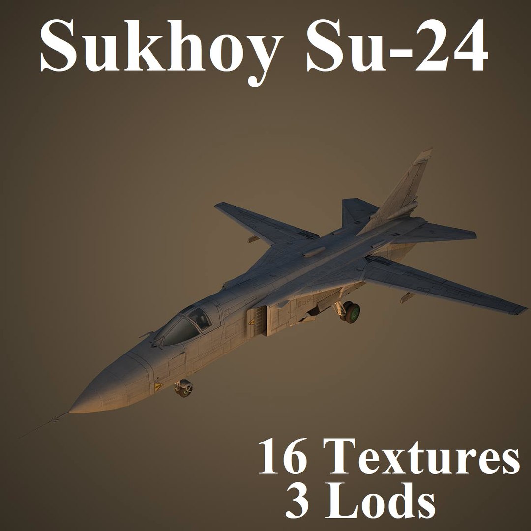 3D Su24 Su 24 Model - TurboSquid 1349017