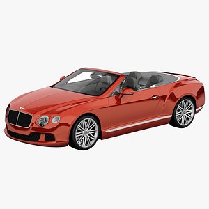 bentley continental gt 2014 3d model