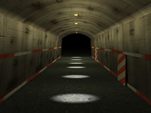 3d tunnel model