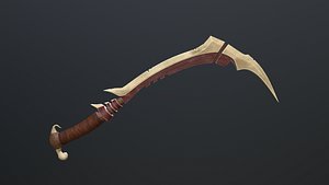 Knife bones pbr Low-poly 3D model