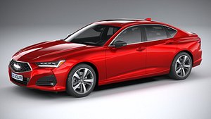 3D acura tlx 2021