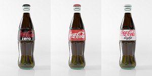 photorealistic coca cola 3d model