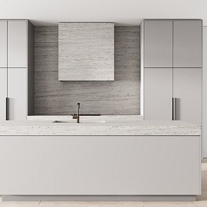 3D 111 modern kitchen 08 zephyr and stone