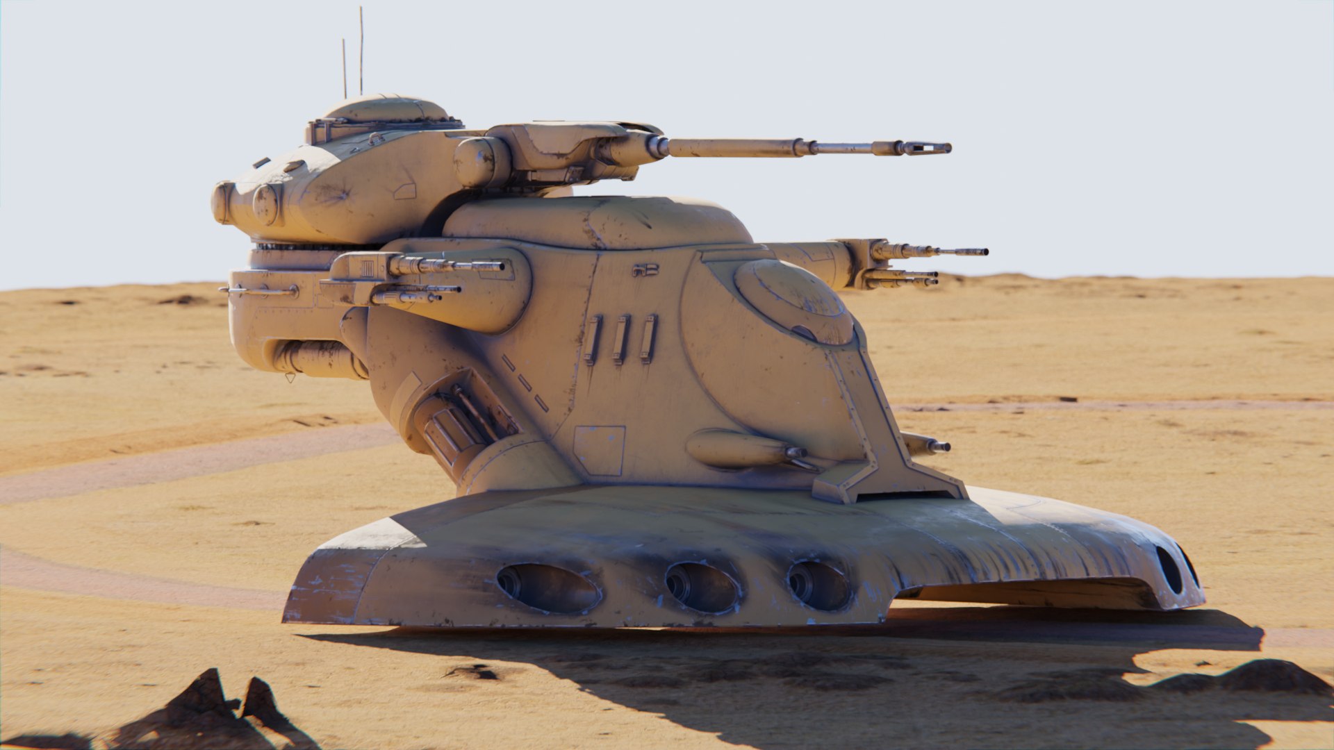 3D Star Wars AAT - TurboSquid 2325709