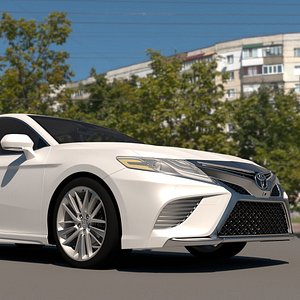 Toyota Camry White 3D