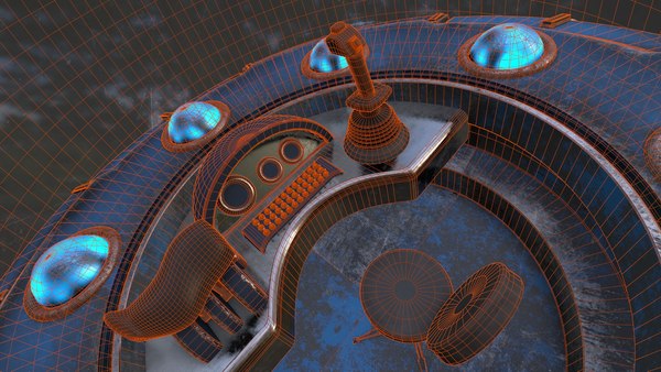 modelo 3d Nave espacial OVNI gratis - TurboSquid 1962671