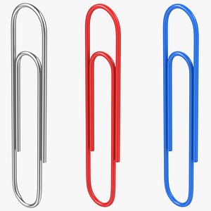 Paper Clip PBR model