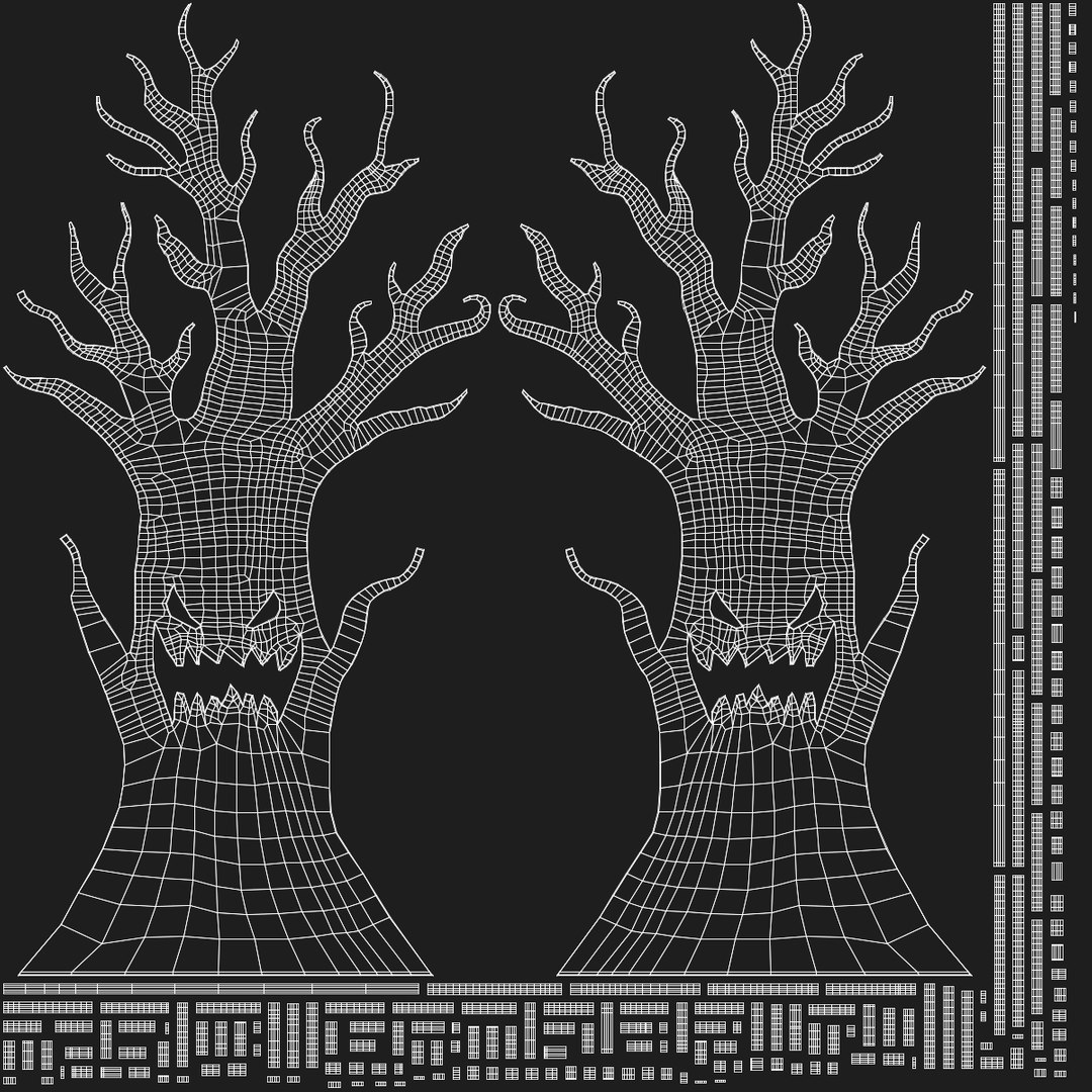 3D Silhouette Scare 3 Model - TurboSquid 2131903