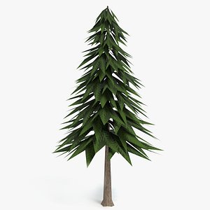 Stylized Pine Tree
