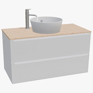 3D Bathroom Sink for Archviz model