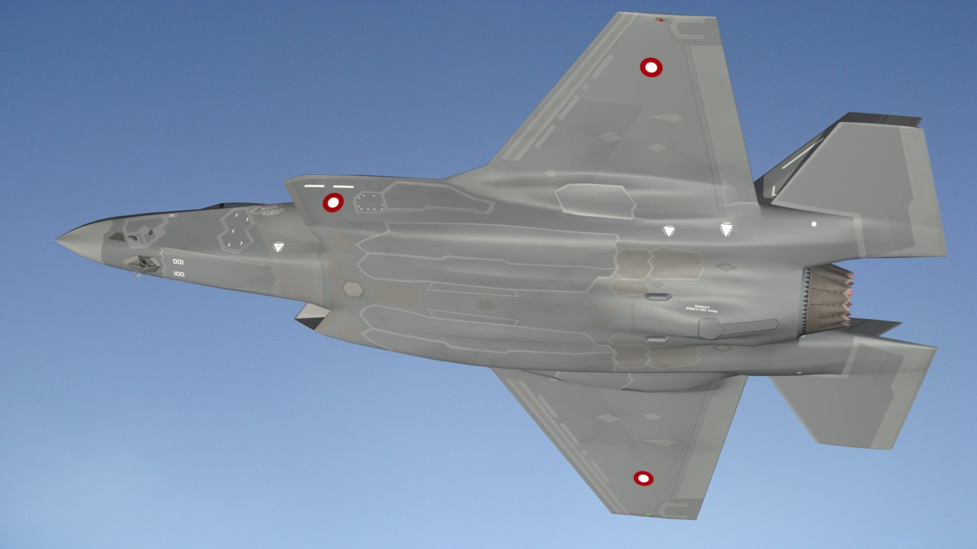 3D F35A Danish Air Force https://p.turbosquid.com/ts-thumb/oB/jM7pHa/lY/f35denpr7/jpg/1634244204/1920x1080/fit_q87/bc4e6c2bb07f20f40ec82ff7a5ceffbf24ae1a8c/f35denpr7.jpg